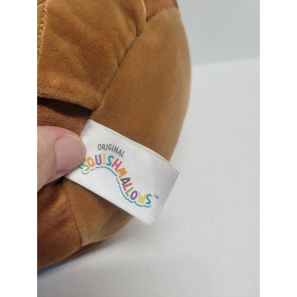 Squishmallows Chip the Beaver 8 Inch Explorer Plush Brown‎ Blue Beret Backpack